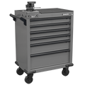 Rollcab 6 Drawer with SG Swivel Base 100mm Vice APMWS2COMBO