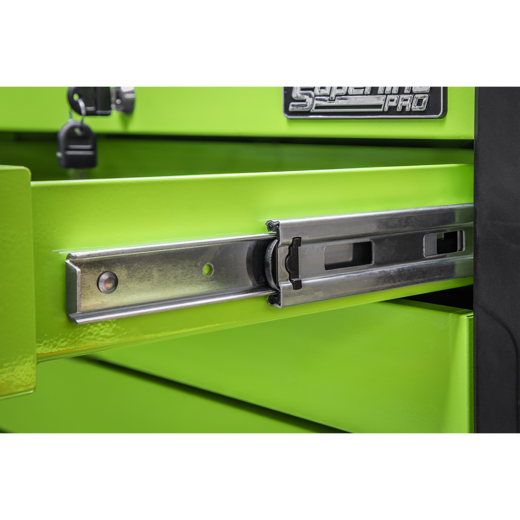 Push-to-Open Topchest 4 Drawer - Green APPD4G