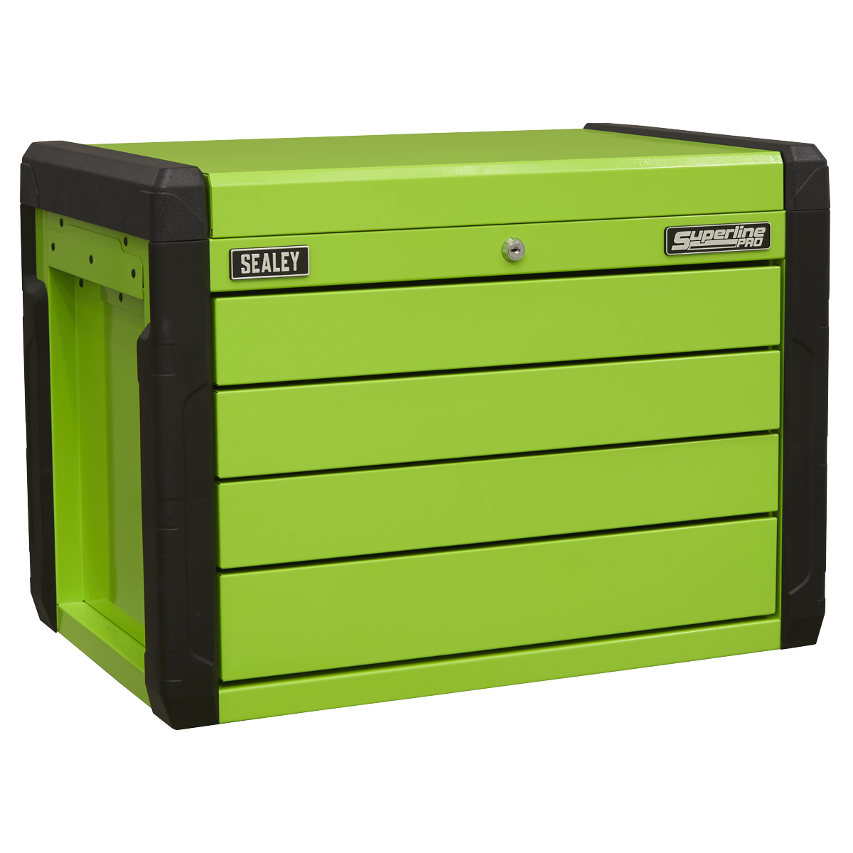Push-to-Open Topchest 4 Drawer - Green APPD4G