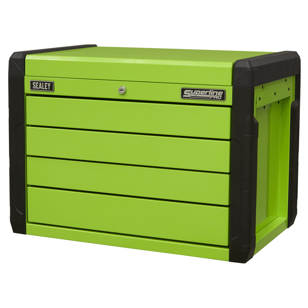 Push-to-Open Topchest 4 Drawer - Green APPD4G