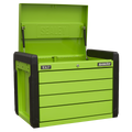 Push-to-Open Topchest 4 Drawer - Green APPD4G