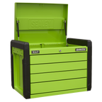 Push-to-Open Topchest 4 Drawer - Green APPD4G