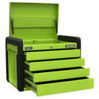Push-to-Open Topchest 4 Drawer - Green APPD4G