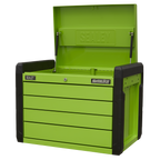 Push-to-Open Topchest 4 Drawer - Green APPD4G