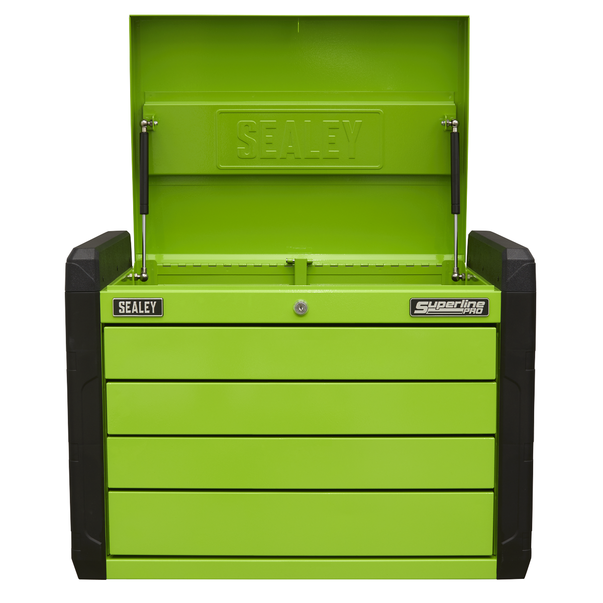 Push-to-Open Topchest 4 Drawer - Green APPD4G
