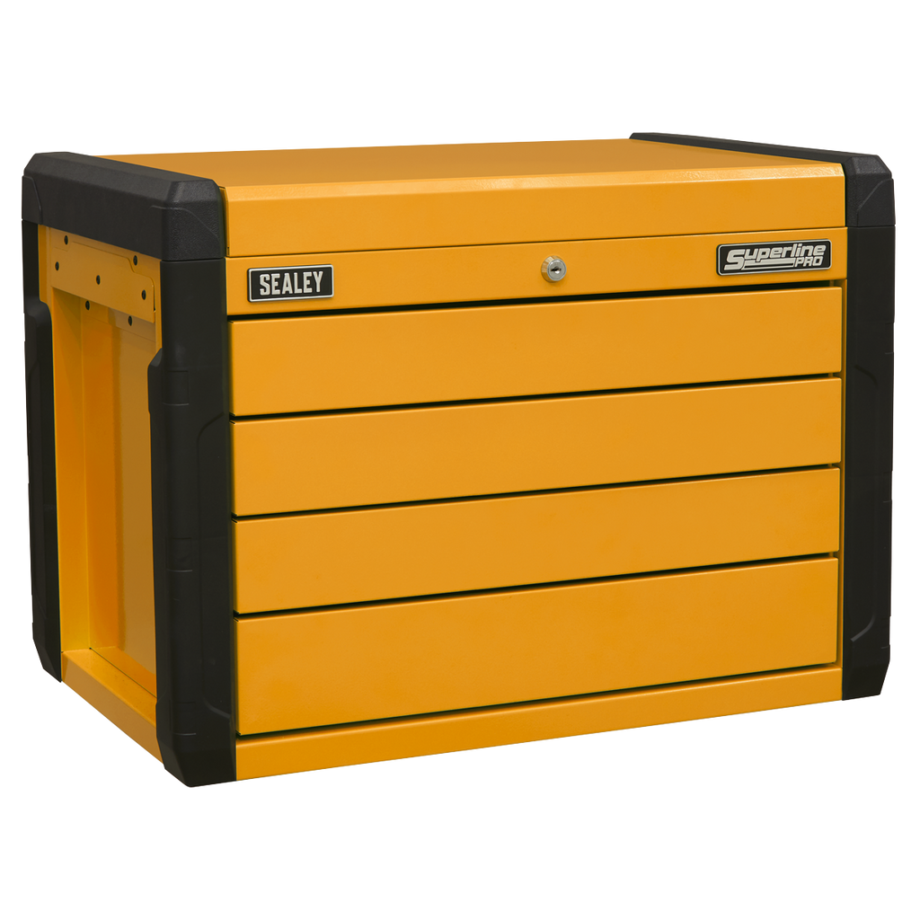 Push-to-Open Topchest 4-Drawer - Orange APPD4O