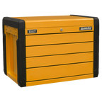 Push-to-Open Topchest 4-Drawer - Orange APPD4O