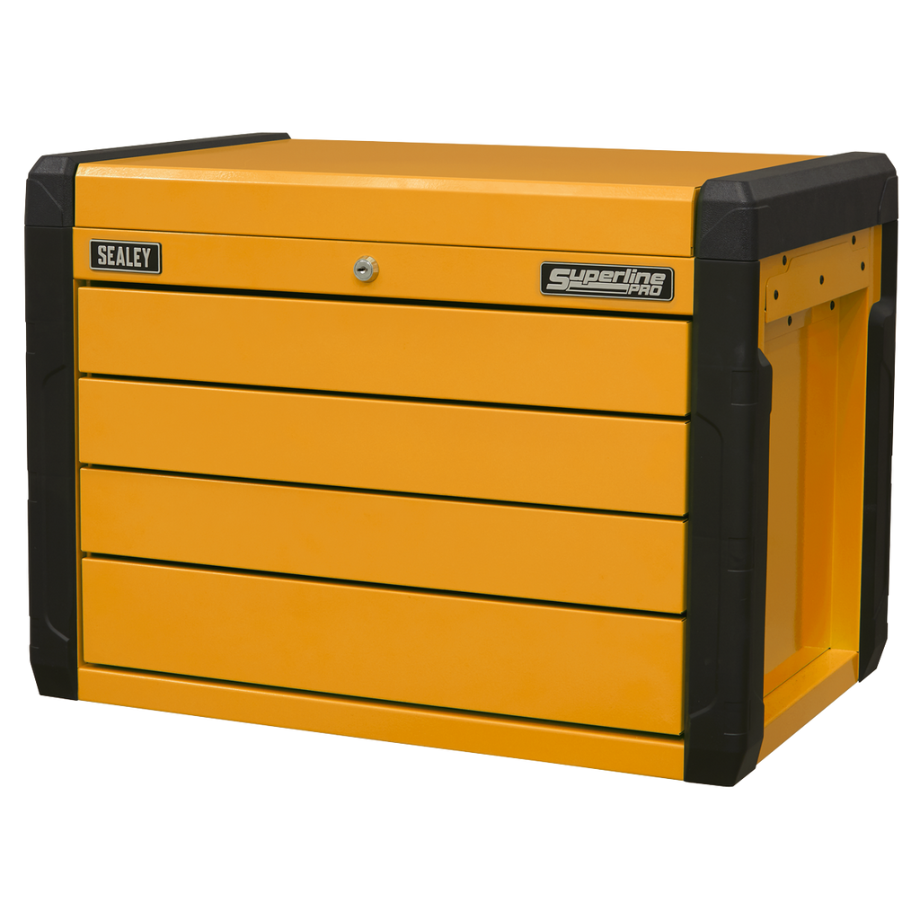 Push-to-Open Topchest 4-Drawer - Orange APPD4O