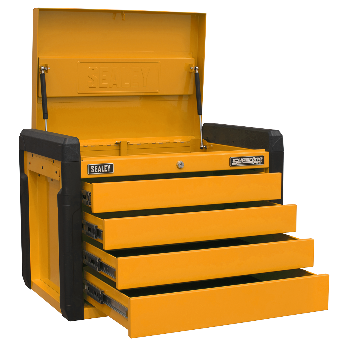 Push-to-Open Topchest 4-Drawer - Orange APPD4O