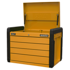 Push-to-Open Topchest 4-Drawer - Orange APPD4O