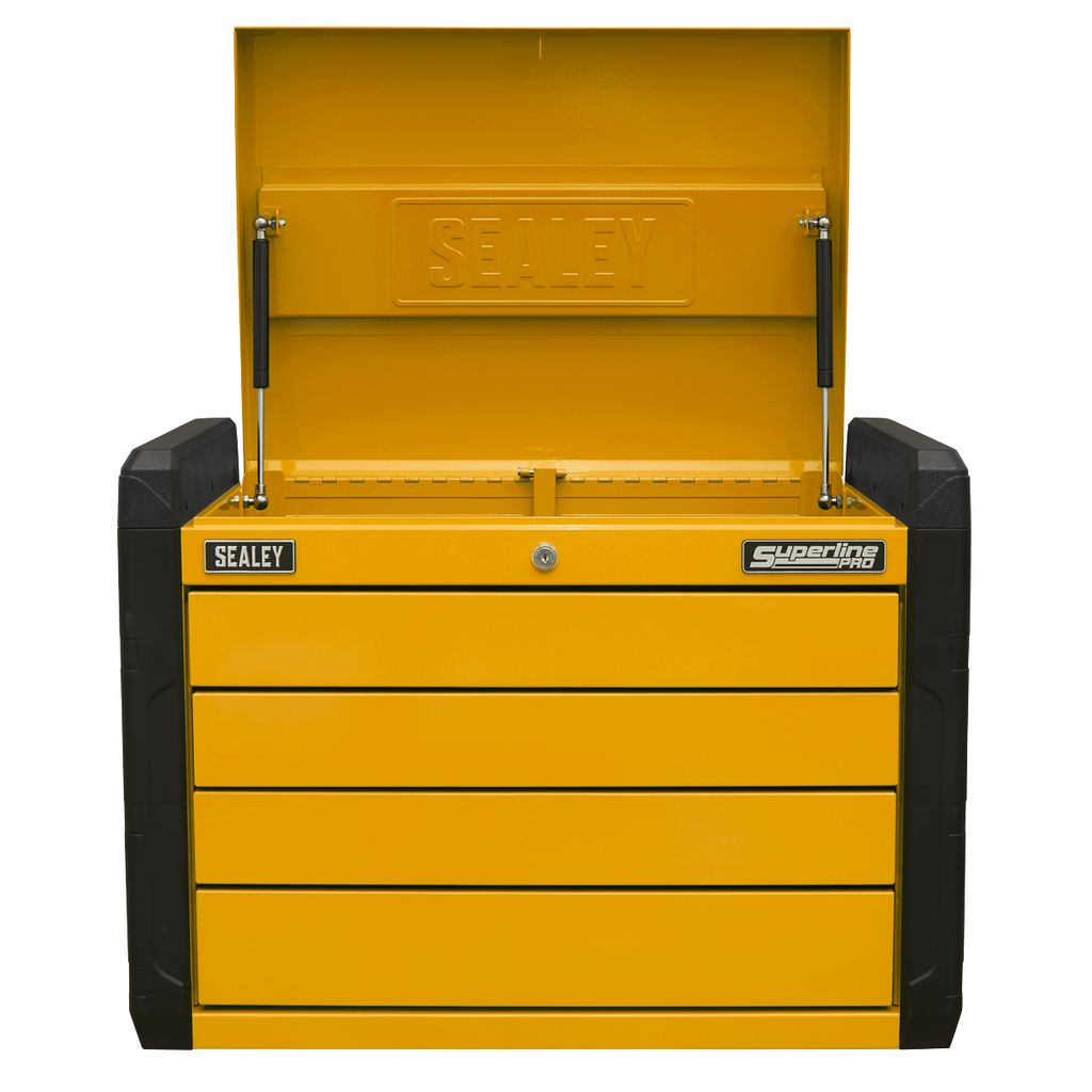 Push-to-Open Topchest 4-Drawer - Orange APPD4O