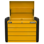 Push-to-Open Topchest 4-Drawer - Orange APPD4O