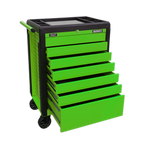 Push-To-Open Rollcab 7 Drawer - Green APPD7G