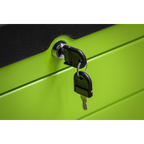 Push-To-Open Topchest & Rollcab Combination 11 Drawer - Green APPDSTACKG