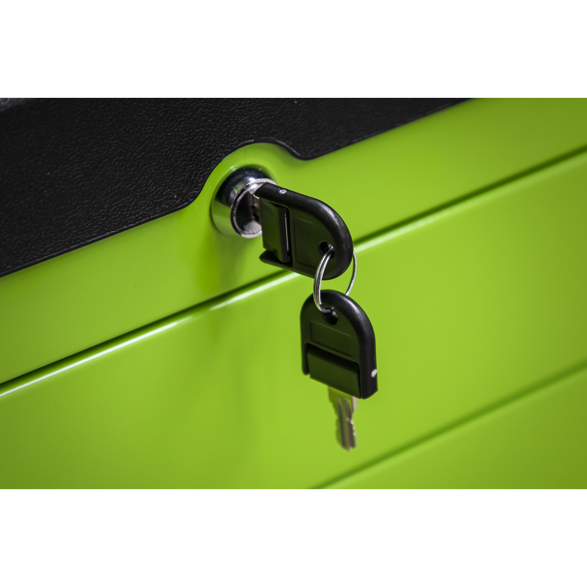 Push-To-Open Topchest & Rollcab Combination 11 Drawer - Green APPDSTACKG