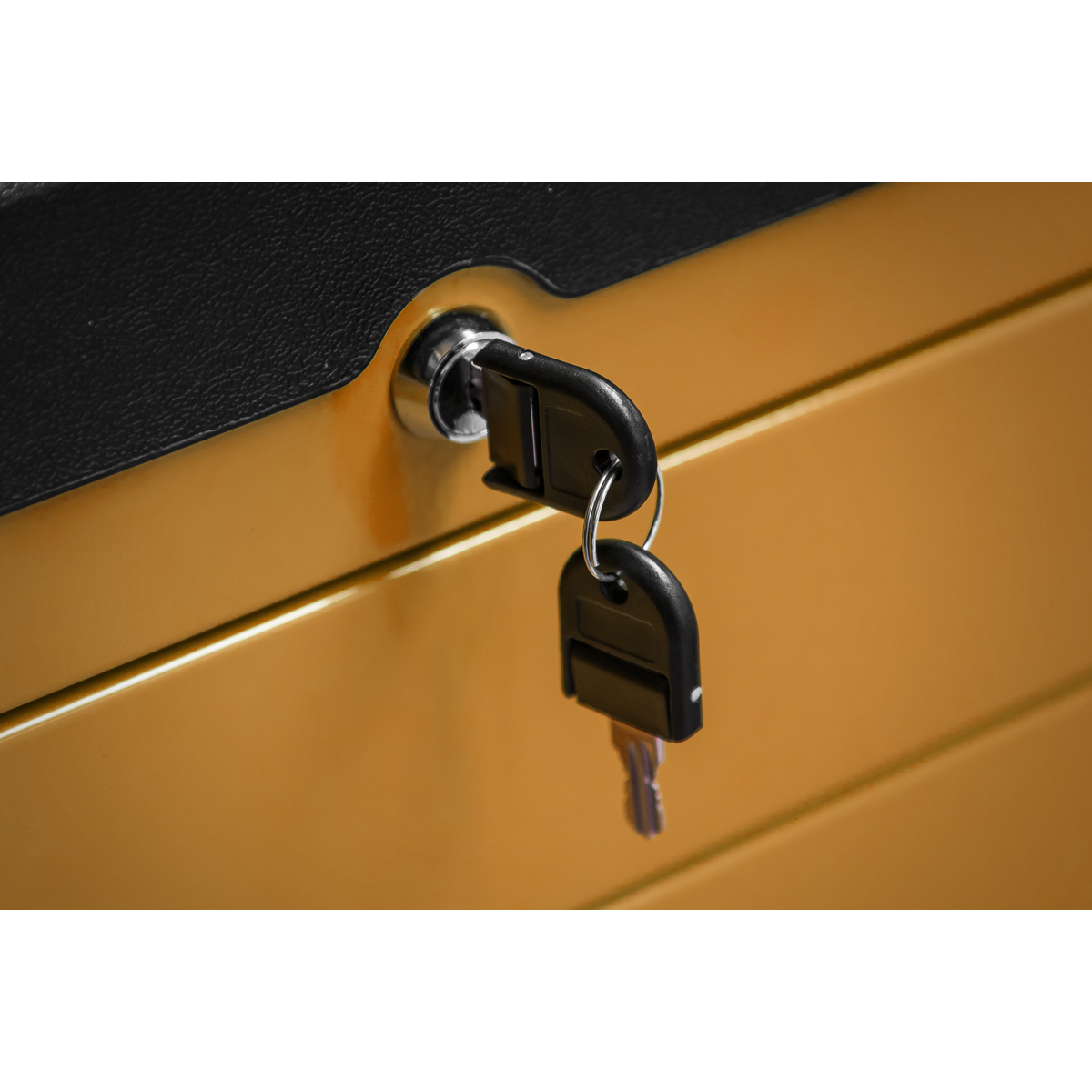 Push-To-Open Topchest & Rollcab Combination 11 Drawer - Orange APPDSTACKO