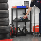 Plastic Racking Unit with 3 Shelves 25kg Capacity Per Level APPR3