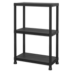 Plastic Racking Unit with 3 Shelves 25kg Capacity Per Level APPR3