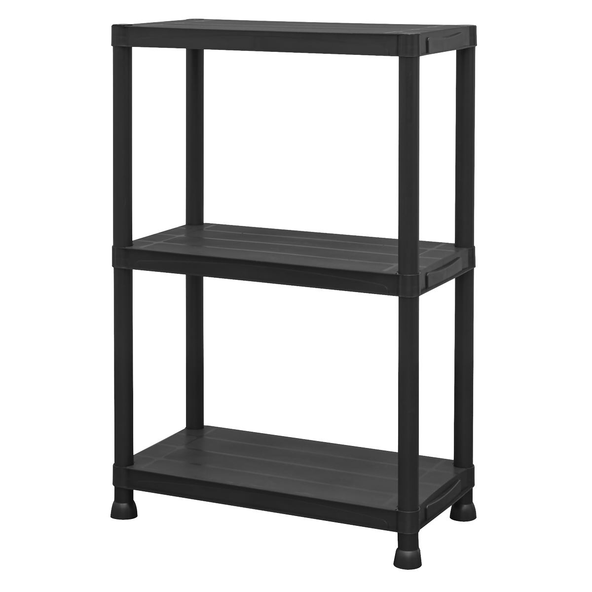 Plastic Racking Unit with 3 Shelves 25kg Capacity Per Level APPR3