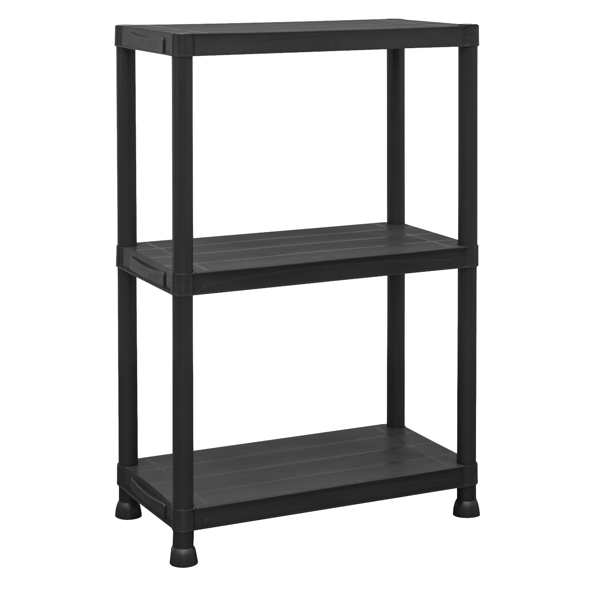Plastic Racking Unit with 3 Shelves 25kg Capacity Per Level APPR3