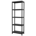 Plastic Racking Unit with 5 Shelves 25kg Capacity Per Level APPR5