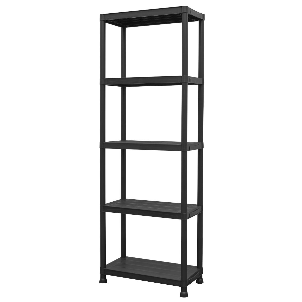 Plastic Racking Unit with 5 Shelves 25kg Capacity Per Level APPR5