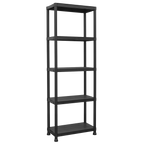Plastic Racking Unit with 5 Shelves 25kg Capacity Per Level APPR5