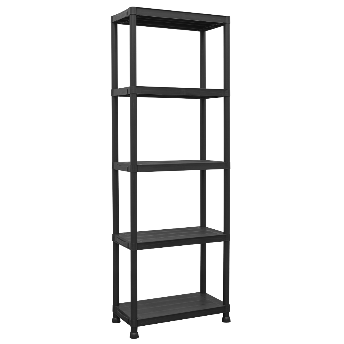 Plastic Racking Unit with 5 Shelves 25kg Capacity Per Level APPR5