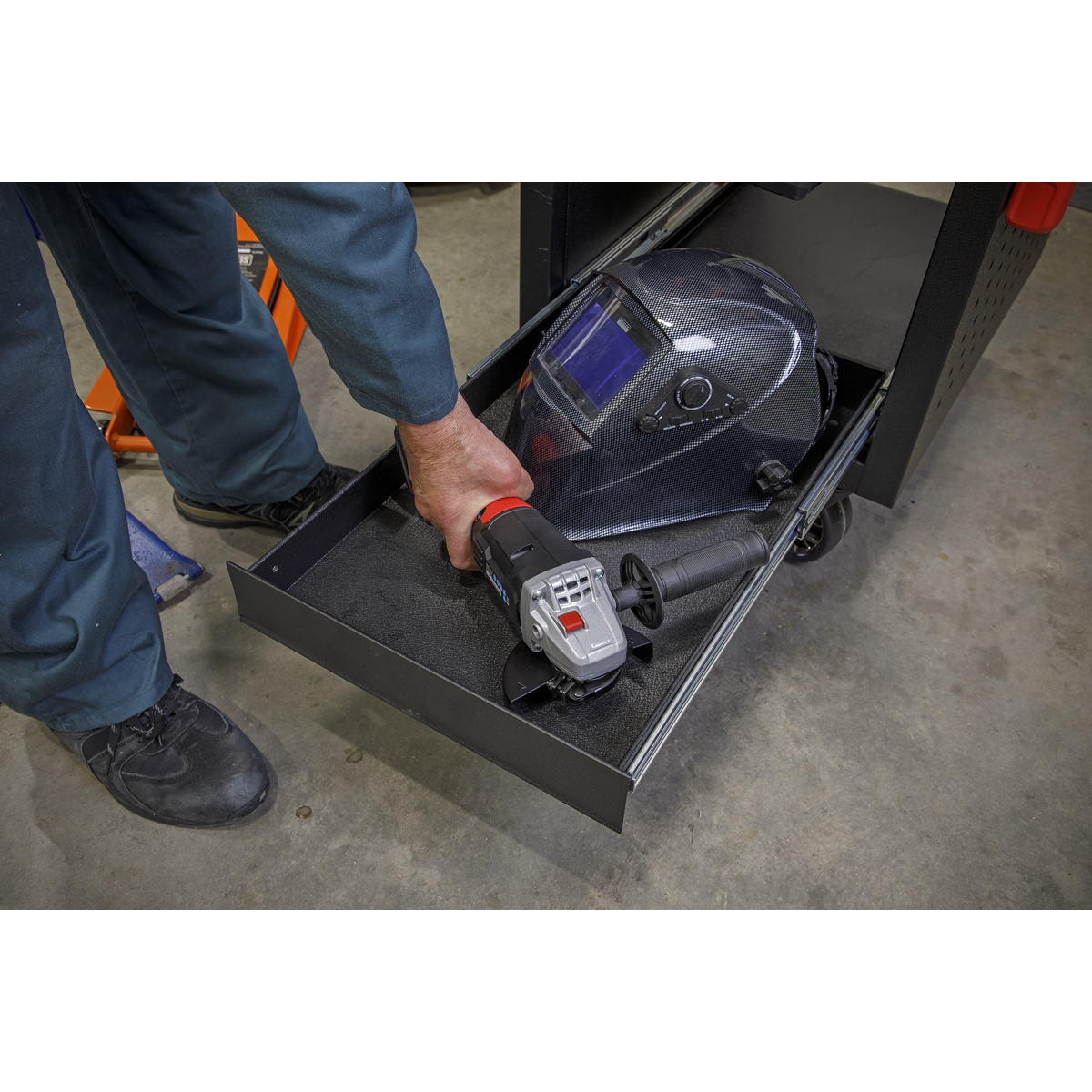 8 Power Tool Rack Trolley 450mm APPTR8