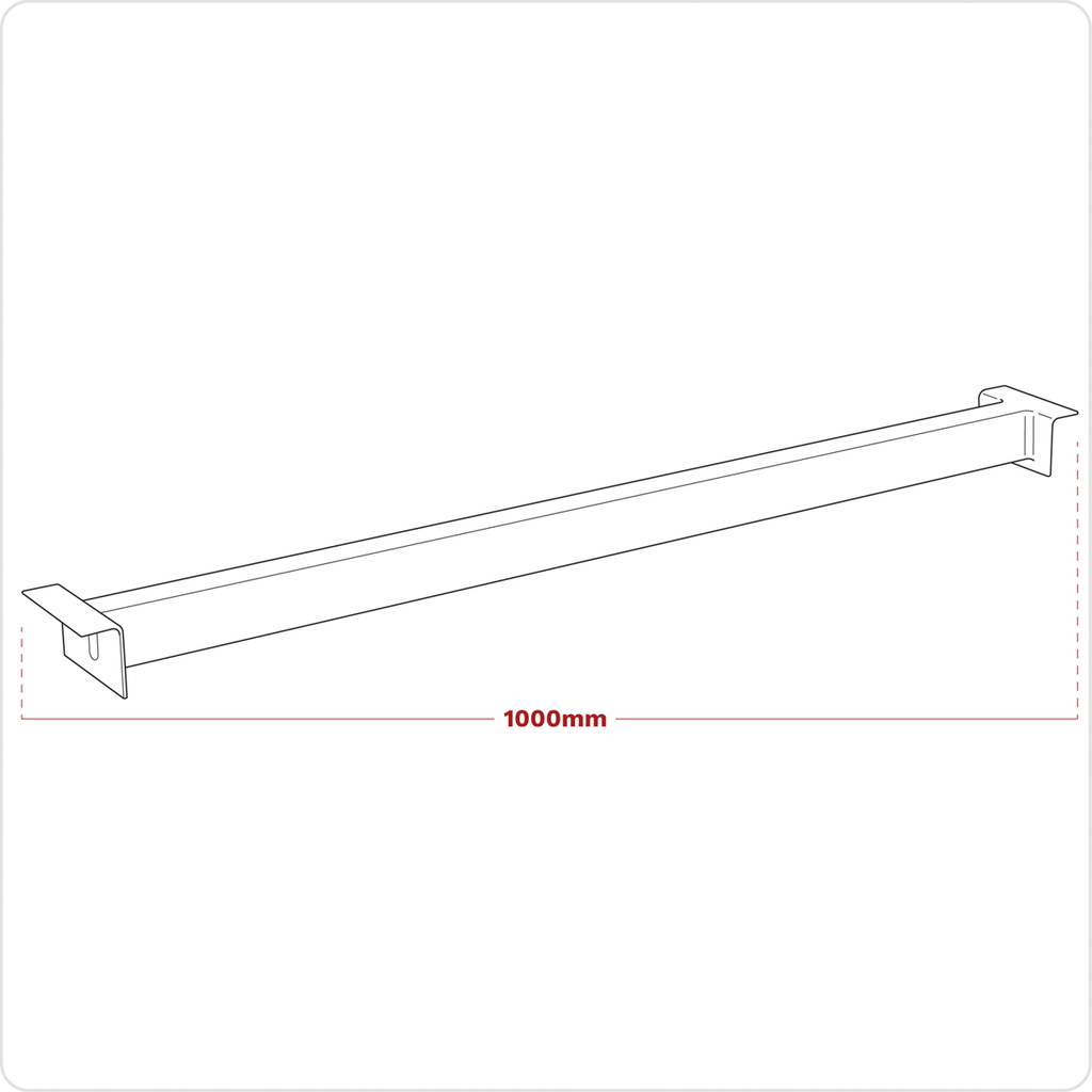 Shelving Panel Support 1000mm APR/CPS1002