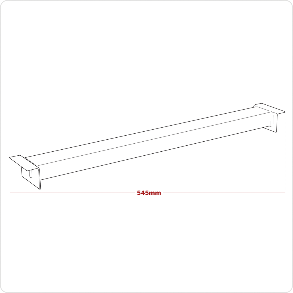 Shelving Panel Support 600mm APR/CPS602