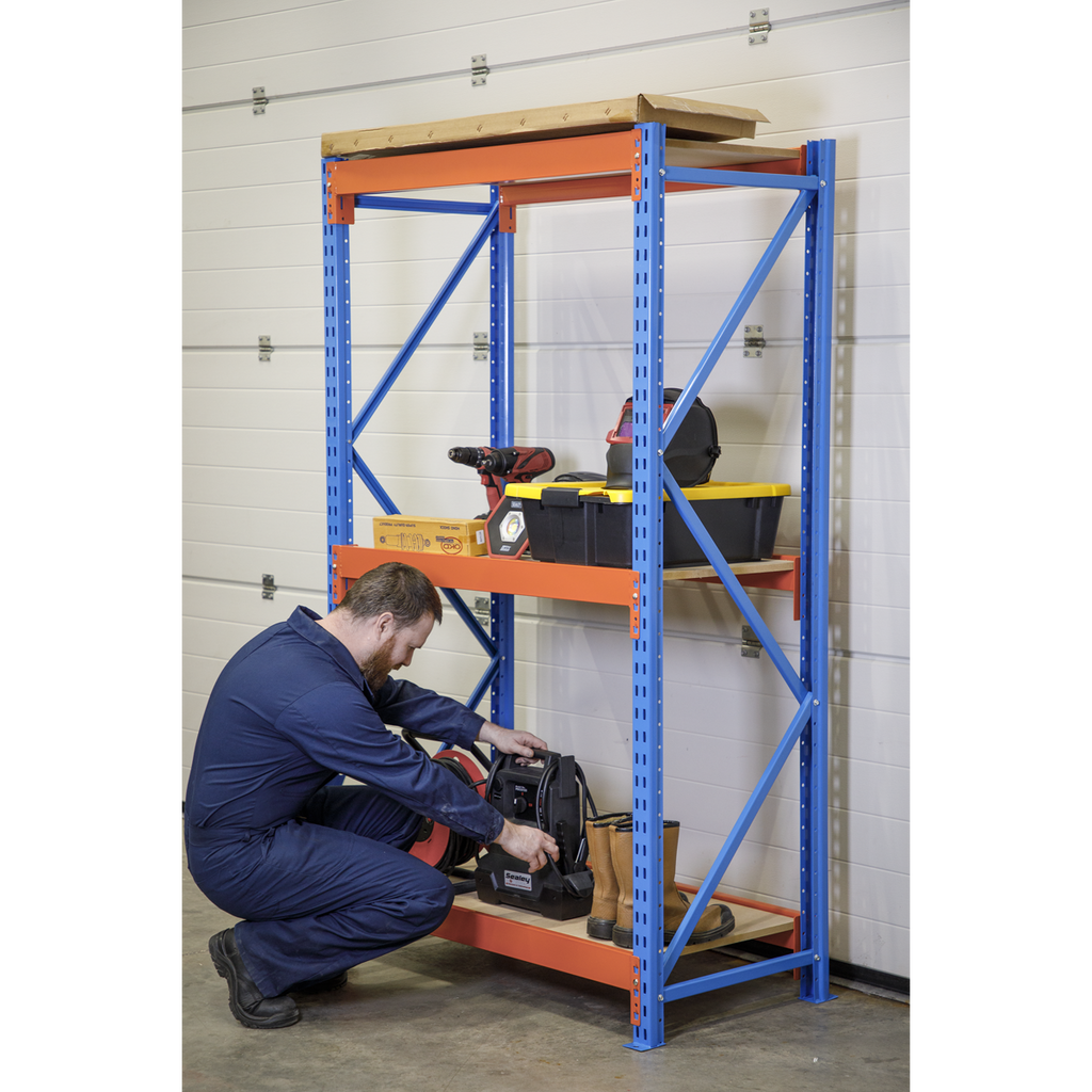 Heavy-Duty Shelving Unit with 3 Beam Set 900kg Capacity Per Level 292651