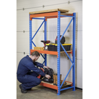 Heavy-Duty Shelving Unit with 3 Beam Set 900kg Capacity Per Level 292651