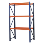 Heavy-Duty Shelving Unit with 3 Beam Set 900kg Capacity Per Level 292651