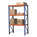 Heavy-Duty Shelving Unit with 3 Beam Set 900kg Capacity Per Level 292651