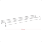 1090mm Cross Beam 900kg Capacity - Pair APRB1152