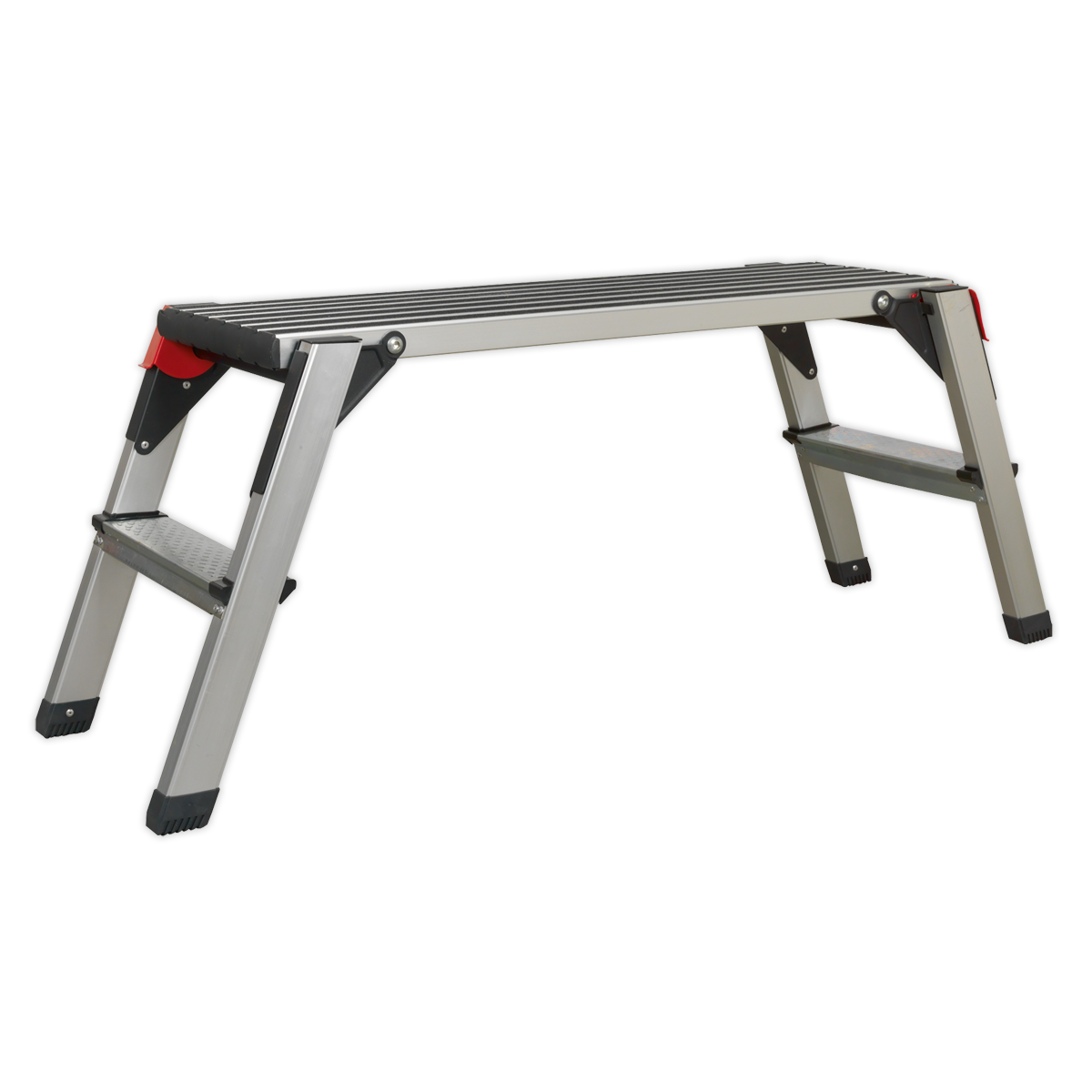 Aluminium 2-Tread Folding Platform - EN 131-4 APS2