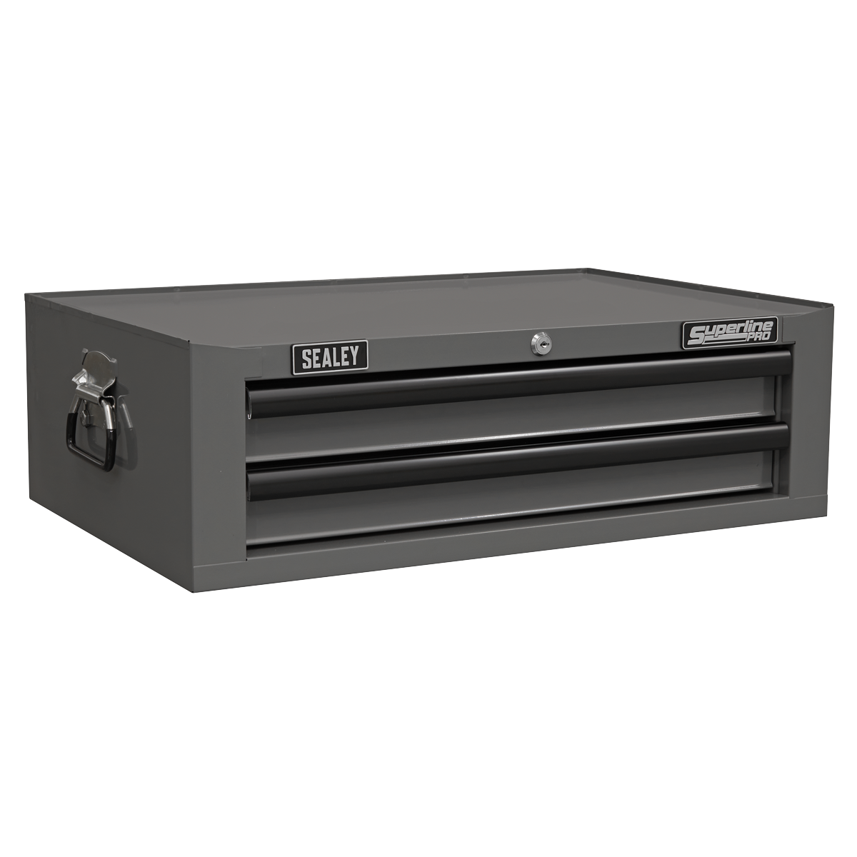 Topchest, Mid-Box Tool Chest & Rollcab Combination 14 Drawer - Grey APSTACKTGR