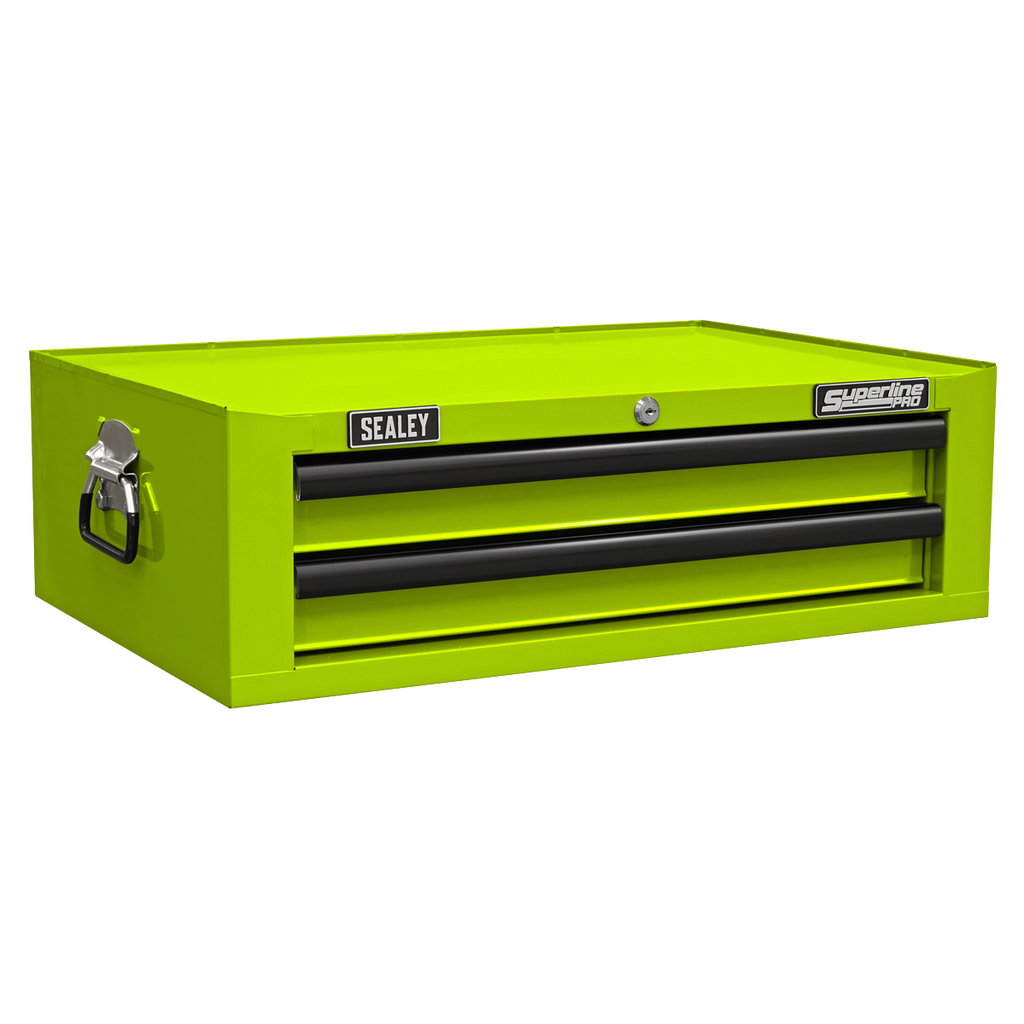 Topchest, Mid-Box Tool Chest & Rollcab Combination 14 Drawer - Green APSTACKTHV