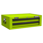 Topchest, Mid-Box Tool Chest & Rollcab Combination 14 Drawer - Green APSTACKTHV