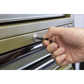 Topchest, Mid-Box Tool Chest & Rollcab Combination 14 Drawer - Khaki APSTACKTK