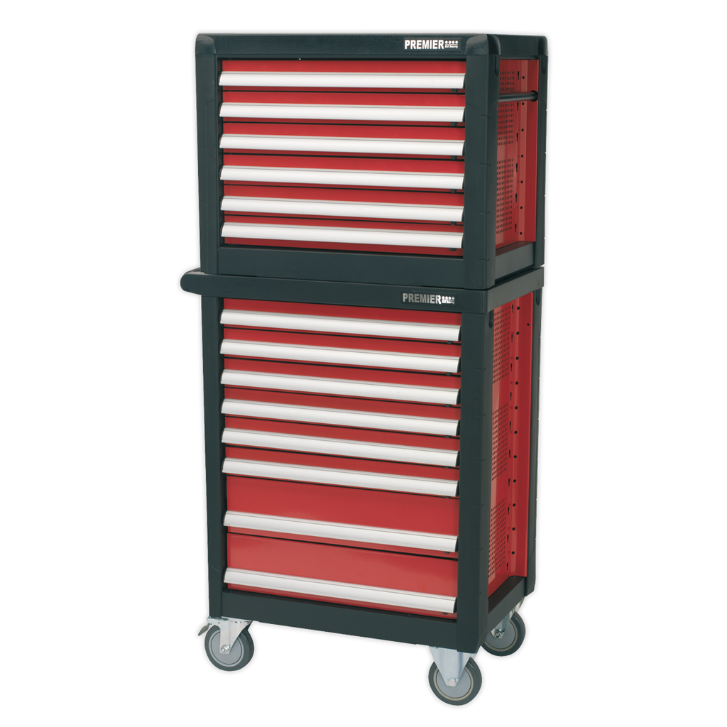 Topchest & Rollcab Combination 14 Drawer with 1233pc Tool Kit APTTC02