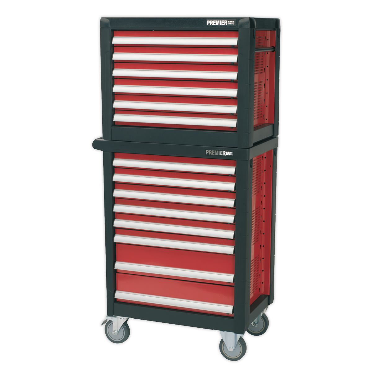 Topchest & Rollcab Combination 14 Drawer with 1233pc Tool Kit APTTC02