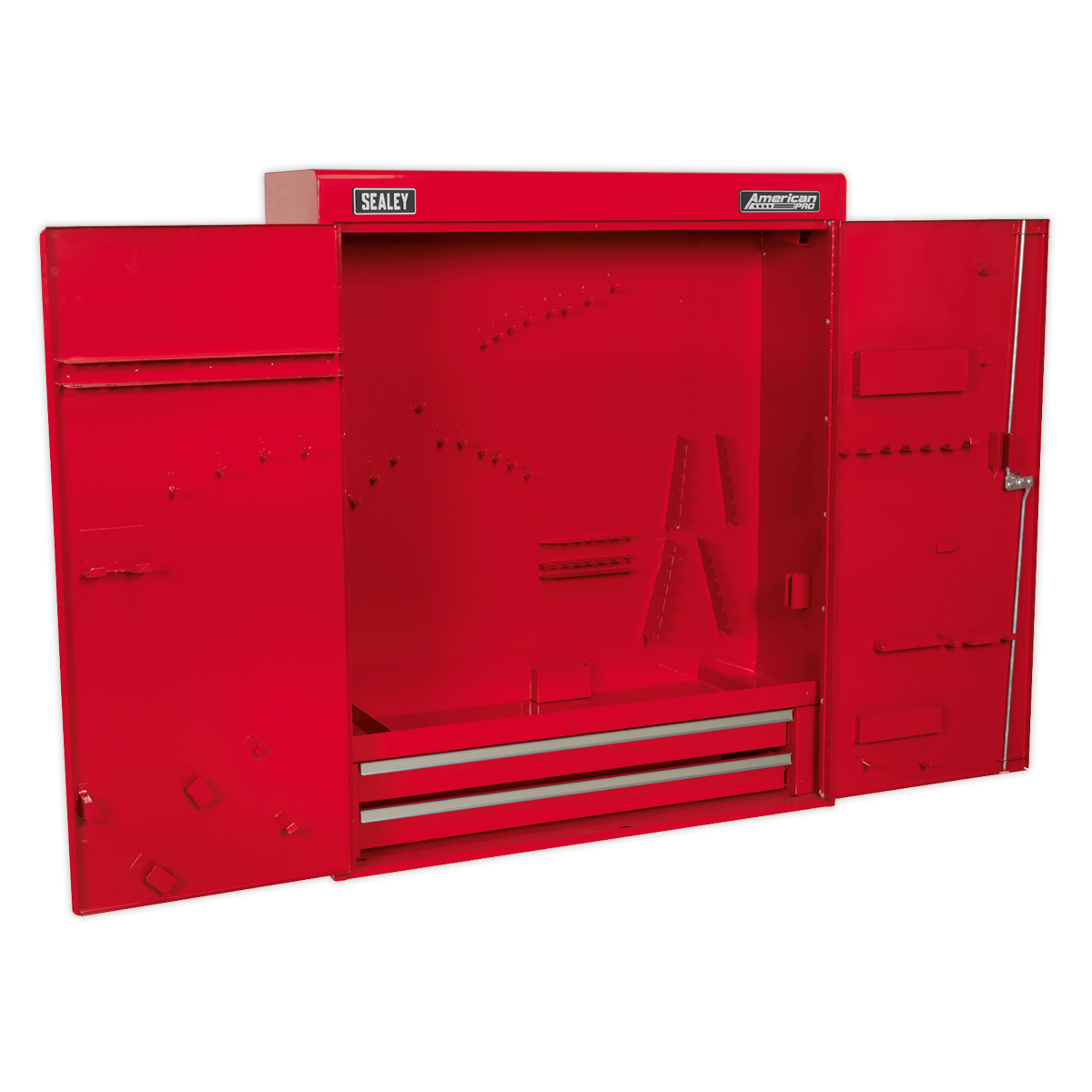 Wall Mounting Tool Cabinet with 2 Drawers APW750
