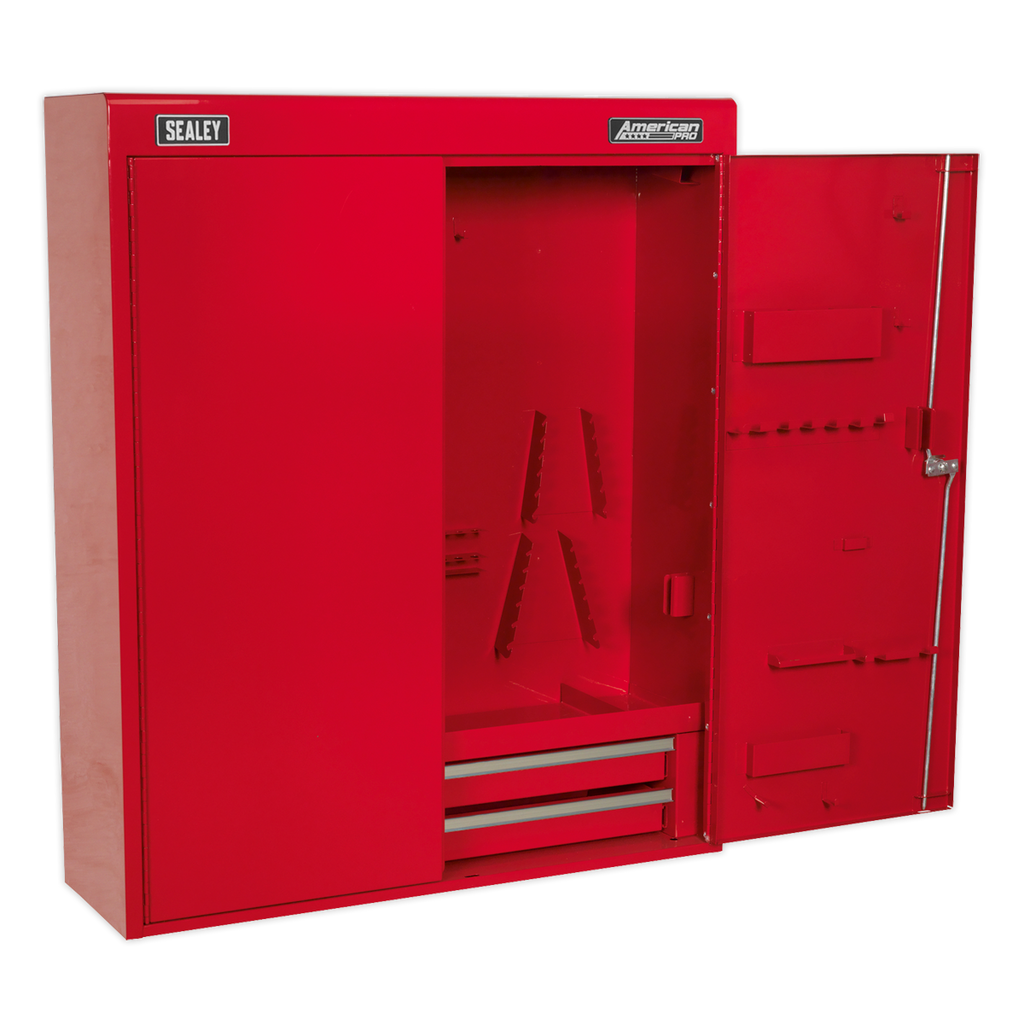 Wall Mounting Tool Cabinet with 2 Drawers APW750