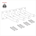Wall Mounting Storage Hooks - Set of 4 APWH