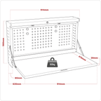 Wall Mounting Foldable Workbench 900mm APWMW01