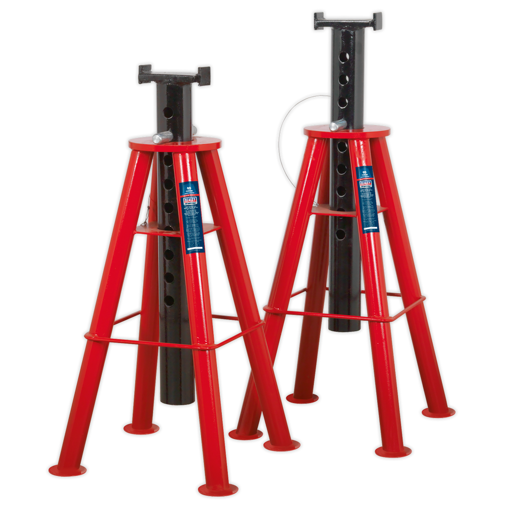 High Level Axle Stands (Pair) 10 Tonne Capacity per Stand AS10H