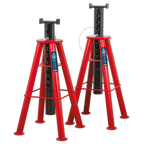 High Level Axle Stands (Pair) 10 Tonne Capacity per Stand AS10H