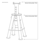 Axle Stands (Pair) 10 Tonne Capacity per Stand AS10